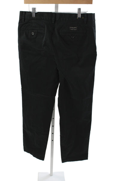 Banana Republic Mens Black Chino Pants Size 32