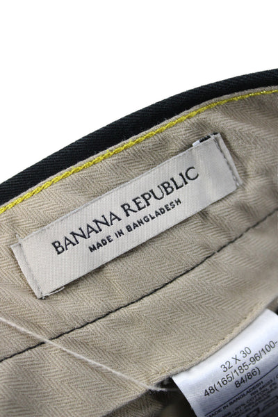 Banana Republic Mens Black Chino Pants Size 32