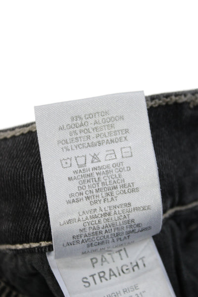 DL1961 Women Straight Black Cotton Jeans Size 27