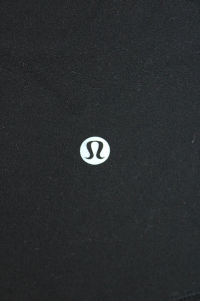 Lululemon Women Black Nylon Ankle Leggings Athleisure Size S
