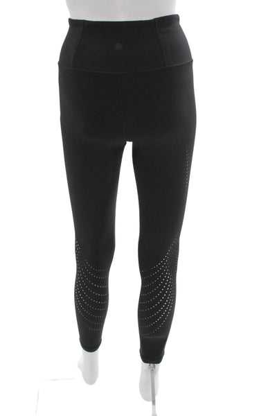 Athleta Womens Ankle Leggings Black 75% Nylon Size XS