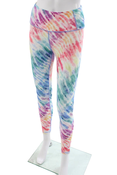Athleta Womens Ankle Tie Dye Leggings Multicolor Size XS