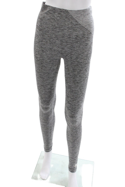 LNDR Womens Ankle Leggings Gray Flecked Athleisure Size S