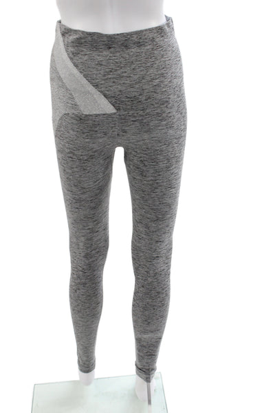 LNDR Womens Ankle Leggings Gray Flecked Athleisure Size S