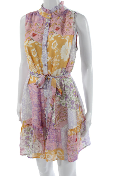 We're All Pretty Girls Women Mini Dress Multicolor Size S