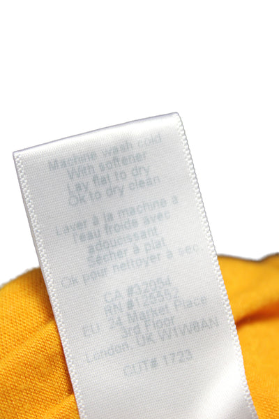 Saturday Sunday Anthropologie Womens Mini Skort Yellow Size L