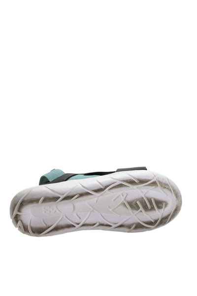 Adidas Womens Y-3 Qasa Elle Elastic Strap Sandals Black Teal size 10