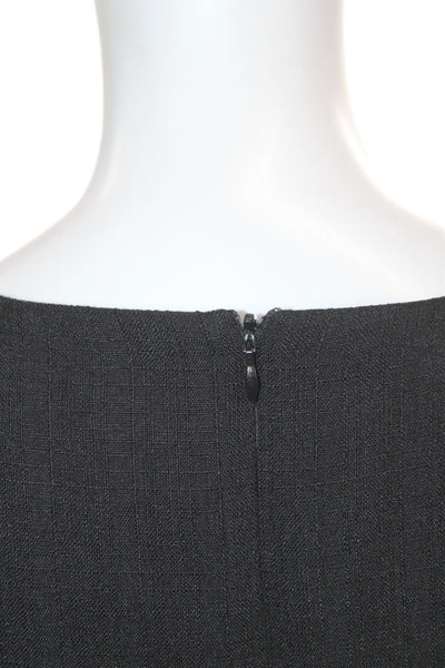 Ellen Tracy Women Fit & Flare Dress Black Sleeveless Round Neck Size 14