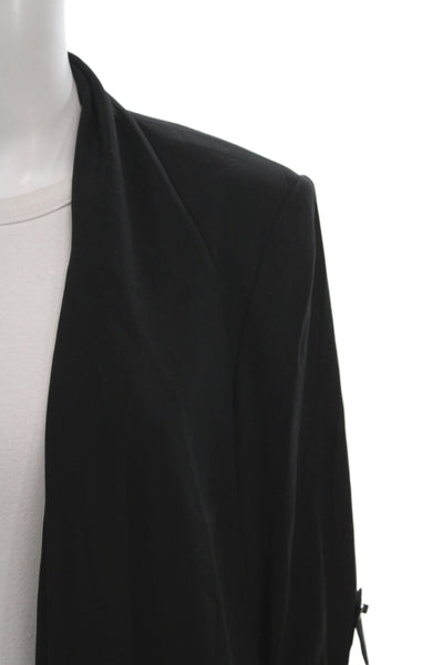 Calvin Klein Womens Kimono Blazer Black Long Sleeve Size XL