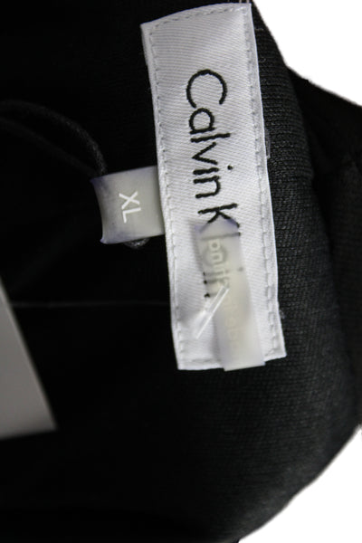 Calvin Klein Womens Kimono Blazer Black Long Sleeve Size XL