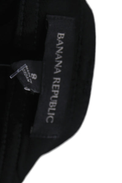 Banana Republic Womens Cargo Pants Black Buckle Size 8