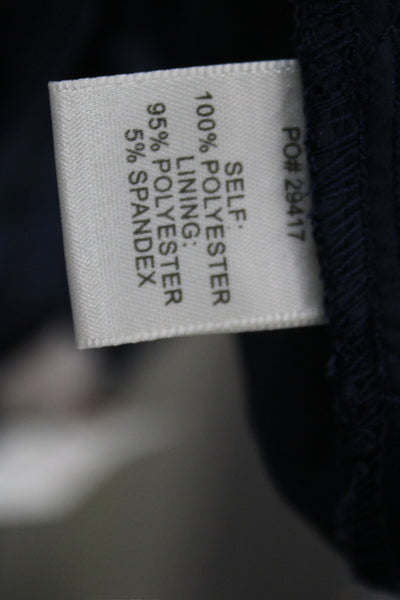 Skies Are Blue Women Jogger Pants Blue Drawstring 100% Polyester Size L