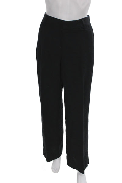 Banana Republic Womens Dress Pants Black Rayon Blend 26 Inseam Size 6