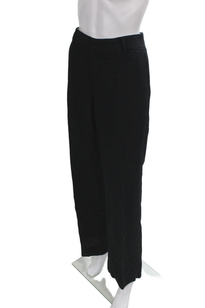 Banana Republic Womens Dress Pants Black Rayon Blend 26 Inseam Size 6