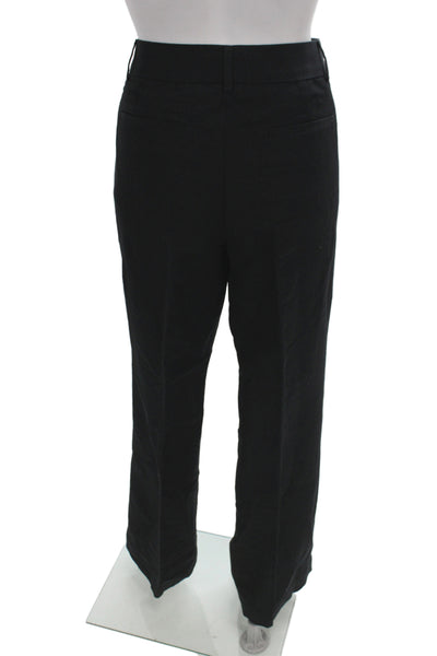 Banana Republic Womens Dress Pants Black Rayon Blend 26 Inseam Size 6