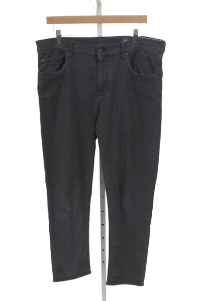 Faherty Mens Slim Fit Jeans Gray 81% Cotton Size 36