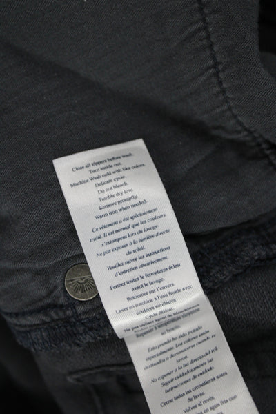 Faherty Mens Slim Fit Jeans Gray 81% Cotton Size 36