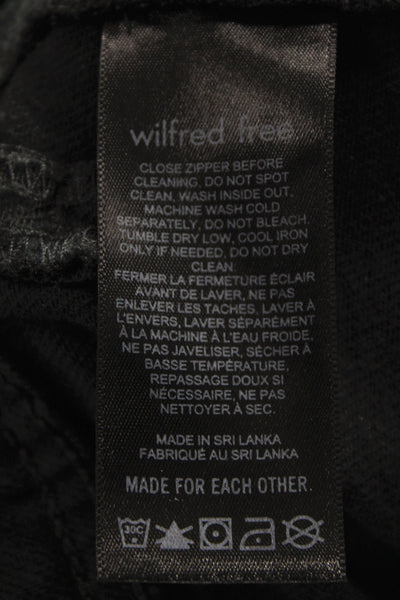 Wilfred Free Womens Black Cropped Pants 97% Cotton Size 8