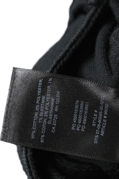 Wilfred Free Womens Black Cropped Pants 97% Cotton Size 8