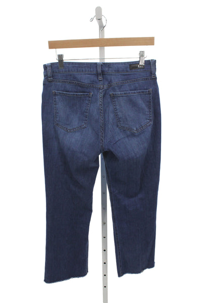 KUT from the Kloth Women Ankle Jeans Blue High Rise Inseam 28 Size 6