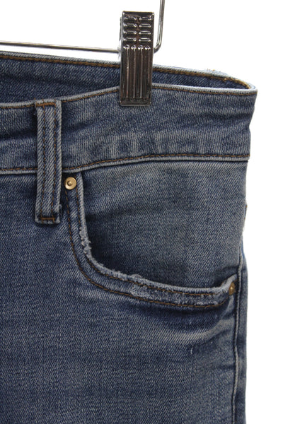 KUT from the Kloth Women Straight Jeans Blue Cotton Mid Rise Size 26