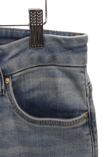 KUT from the Kloth Womens Cropped Jeans Blue Size 6