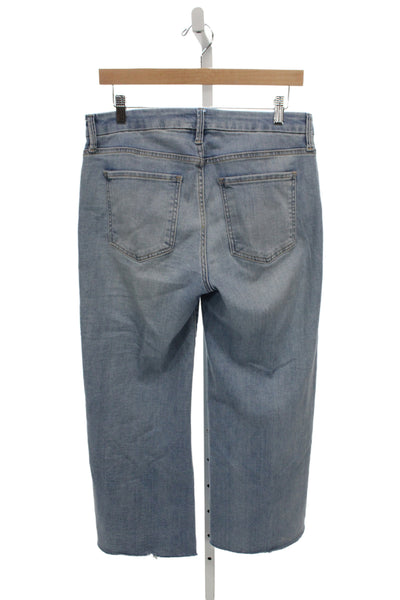KUT from the Kloth Womens Cropped Jeans Blue Size 6