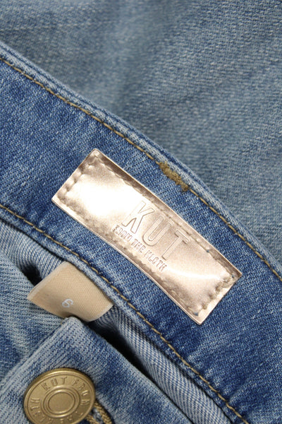 KUT from the Kloth Womens Cropped Jeans Blue Size 6