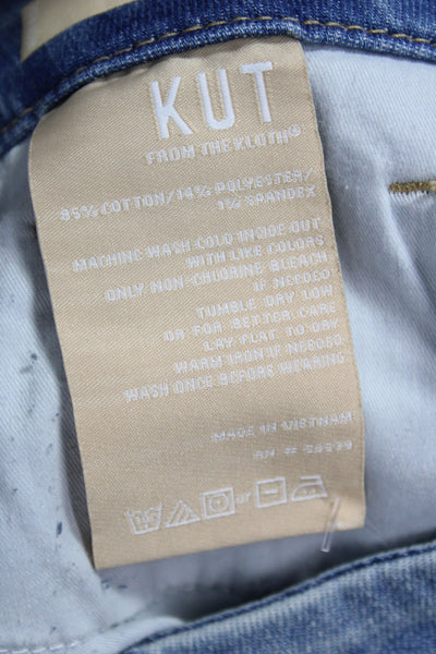 KUT from the Kloth Womens Cropped Jeans Blue Size 6