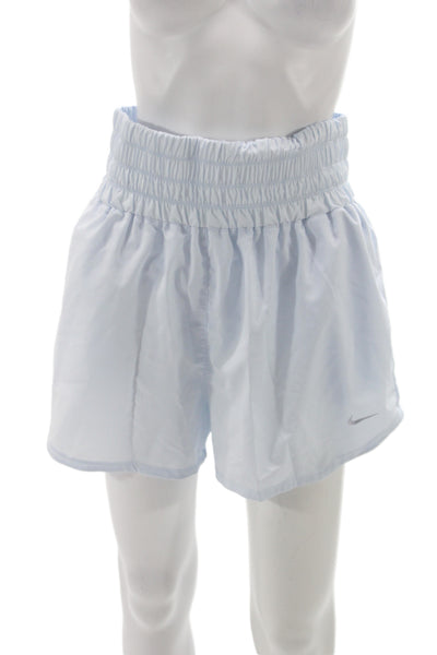 Nike Womens Athletic Dri-FIT Blue Shorts Size L