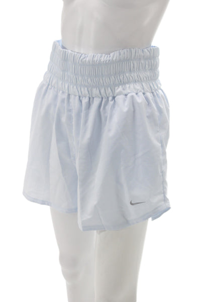 Nike Womens Athletic Dri-FIT Blue Shorts Size L