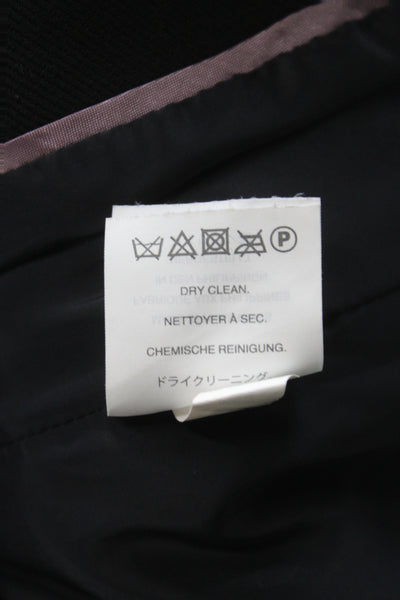 J Crew Womens Basic Jacket Black 3/4 Sleeve Viscose Size 0P