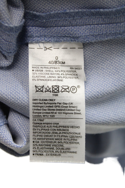 Banana Republic Women Sheath Dress Blue V-Neck Midi Size 0