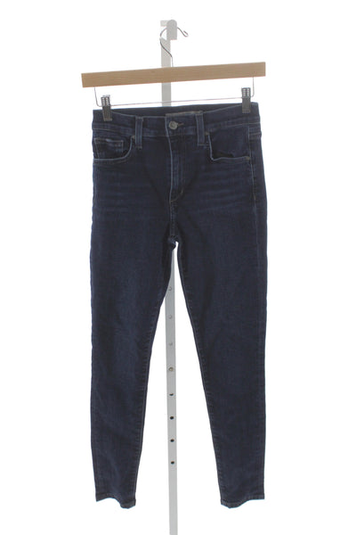 Joes Womens Blue Cotton Ankle Jeans Button Mid Rise Casual Size 25