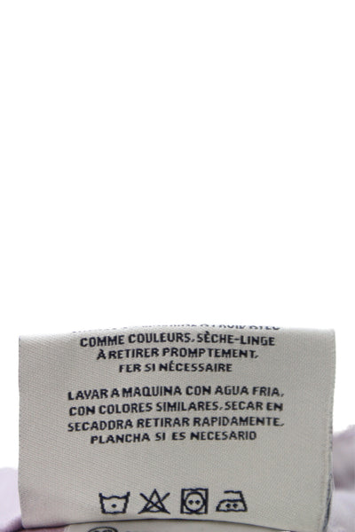 AG Adriano Goldschmied Womens Ankle Jeans Purple Cotton Button Size 26