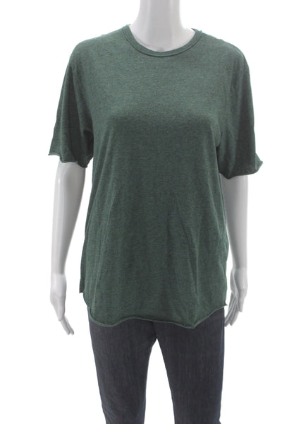 Rag & Bone Womens Basic Green Short Sleeve Crew Neck T-Shirt Size M
