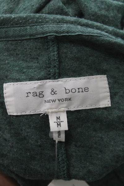 Rag & Bone Womens Basic Green Short Sleeve Crew Neck T-Shirt Size M