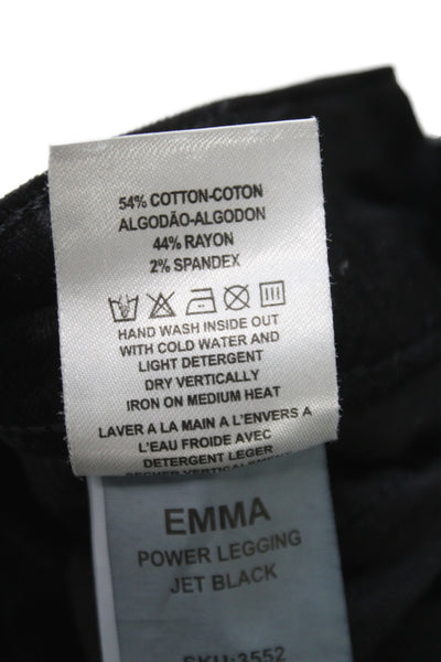 DL1961 Women Skinny Black Cotton Jeans Size 26