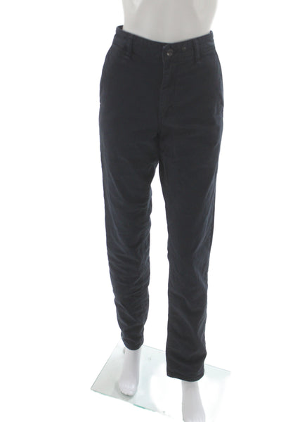 Rag & Bone Mens Chino Pants Blue Button Cotton Size 31