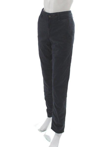 Rag & Bone Mens Chino Pants Blue Button Cotton Size 31