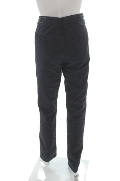 Rag & Bone Mens Chino Pants Blue Button Cotton Size 31
