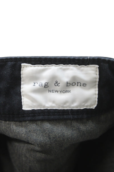 Rag & Bone Mens Chino Pants Blue Button Cotton Size 31