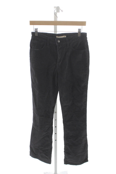 Levis Womens Black Bootcut Jeans Cotton Button Casual Size 27