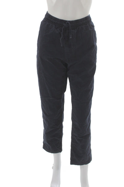Save Khaki United Mens Blue Corduroy Jogger Pants Drawstring Size M