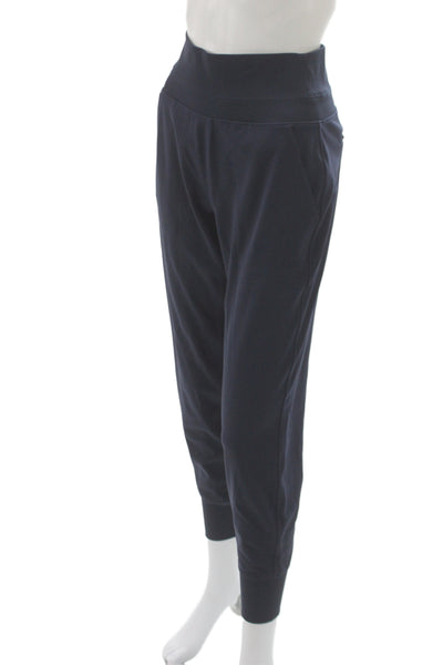 Athleta Womens Jogger Pants Blue Pull On Nylon Athleisure Size XS