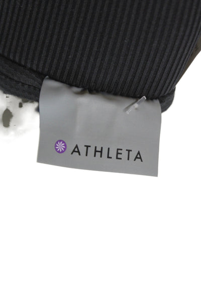 Athleta Women Athletic Black Skort Mini Drawstring Size 2