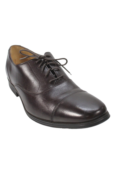 Cole Haan Womens Leather Lace Up Oxford Dress Shoes Brown Size 11