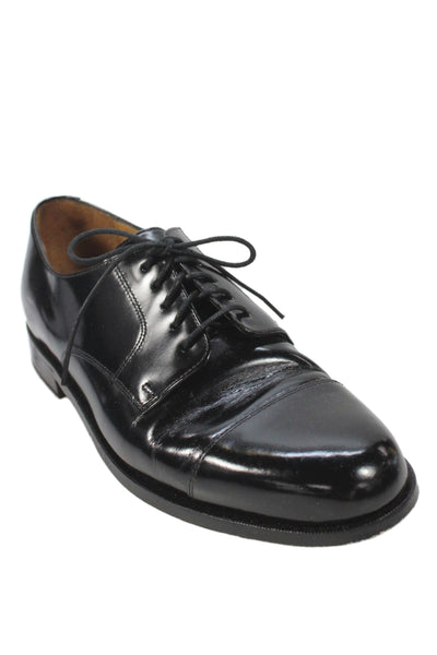 Cole Haan Mens Leather Lace Up Oxford Dress Shoes Black Size 11