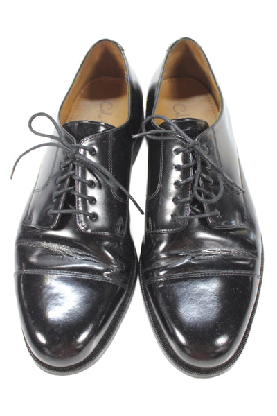 Cole Haan Mens Leather Lace Up Oxford Dress Shoes Black Size 11