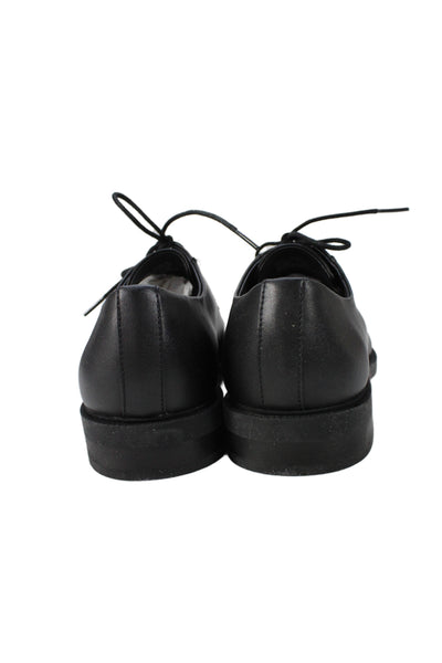 Calvin Klein Leather Lace Up Oxford Dress Shoes Black Size 11